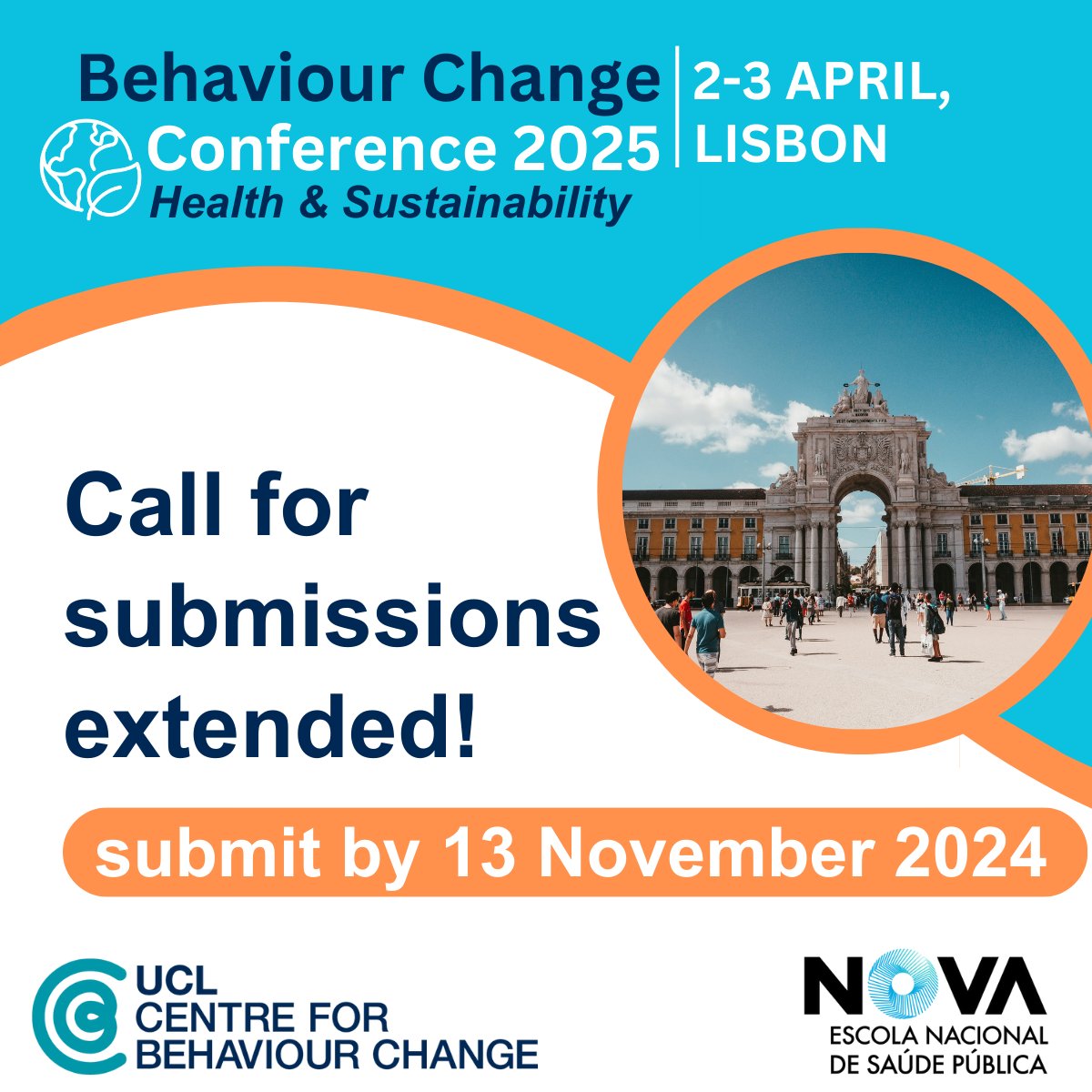 ⏰ Deadline extension alert: submit your abstracts and workshop / ideation session proposals by 13 November 2024! 
Don't miss this unique opportunity to showcase your work to an international, multi-disciplinary audience #BCConf2025 
👉 ucl.ac.uk/behaviour-chan…