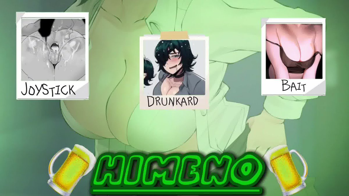 Stalking_Octo's tweet photo. ◭  𝘛𝘩𝘦 𝘪𝘯𝘧𝘢𝘮𝘰𝘶𝘴 𝘵𝘰𝘸𝘯 𝘥𝘳𝘶𝘯𝘬𝘢𝘳𝘥!~

◭ Intersex portrayal of Himeno 

◭ Switch, although when drunk she’ll… “accidentally” do things.

◭ A gal wanting some fun!~ https://t.co/r9TfJZI8ox