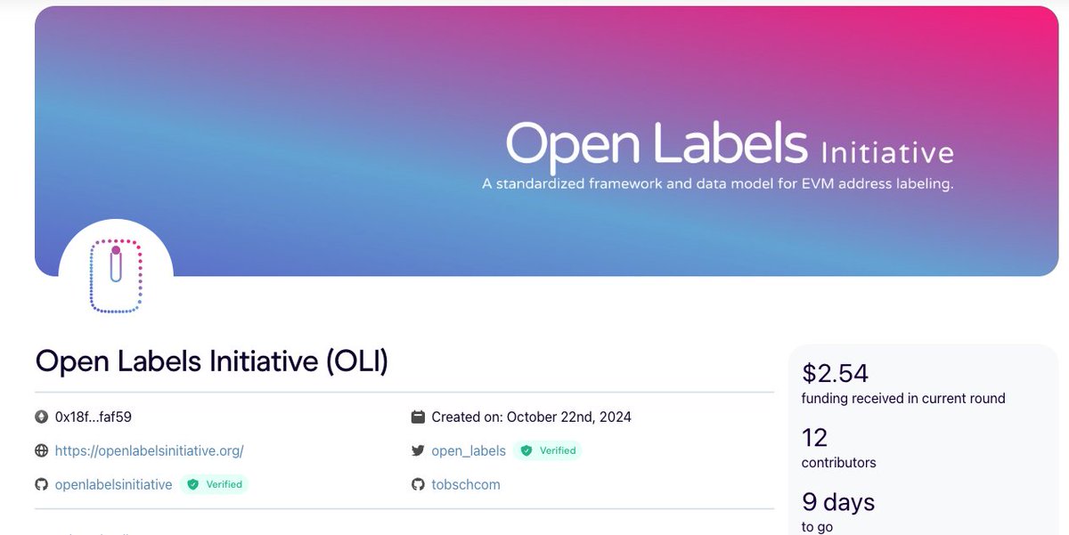 The current <a href="/gitcoin/">Gitcoin</a> round ends in 9 days! Allocate to your favourite public goods. It's our first time participating! 🥳