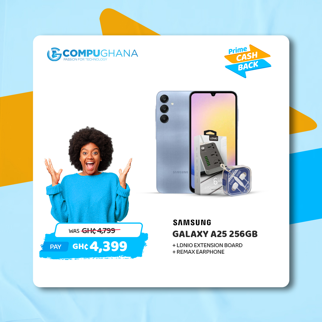 CompuGhanaLTD's tweet photo. Enjoy exclusive discounts, Prime savings, and awesome surprises on Samsung mobile this Prime Cashback both in-store and online: https://t.co/Il1DaUp49t . Call: 0302 752 020.
#CompuGhana #mobilephones #Samsung #electronics #computersales #primecashback #JoySMS https://t.co/46KzsZSknu