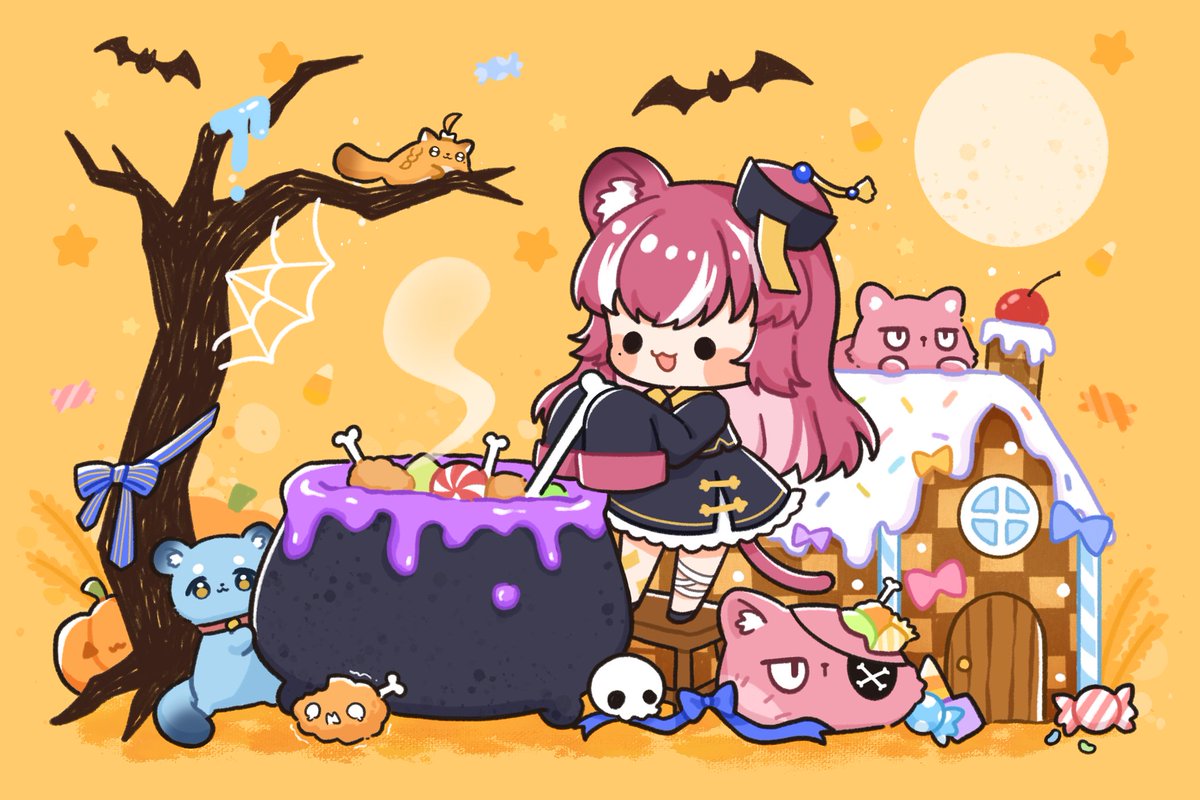 renrenpig's tweet photo. 【🎃委託展示】
感謝粉絲委託~~💖
可愛豹豹似乎在熬煮著甚麼很壓拜的東西呢w
🍗 雞腿們快逃啊!!><
#KiraliArt https://t.co/cctjB1nbwt
