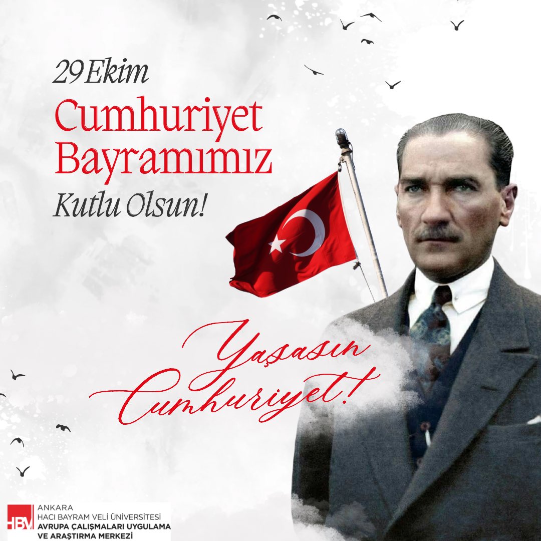 Cumhuriyetimizin kuruluşunun 101. yıl dönümünde Gazi Mustafa Kemal Atatürk başta olmak üzere tüm kahramanlarımızı saygı, rahmet ve minnetle anıyoruz.

29 Ekim Cumhuriyet Bayramımız kutlu olsun! 🇹🇷