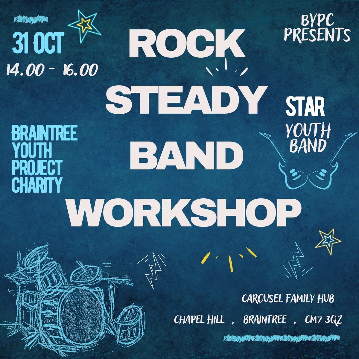 Rocksteady and Light Party. 31st of October.

There are still a couple of places available for the Rocksteady workshop, and the more the merrier for our upcoming Lightparty.

If interested please fill out the forms attached.

forms.office.com/e/Xvg45GmX9Q

forms.office.com/e/EjeNfZMtns