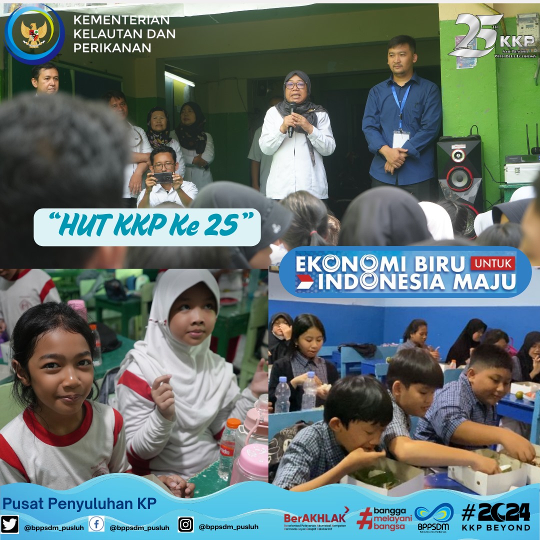 bppsdm_pusluh (@pusluh_bppsdm) on Twitter photo Jakarta 29/10 - Dalam meramaikan #HUT25KKP, PusluhKP mengadakan Program Makan Bergizi Menu Ikan d/ 200 Siswa SD & SLB Sejahtera Pademangan Jakut
<a href="/kkpgoid/">KKP RI</a> @swtrenggono <a href="/bppsdm_kp/">BPPSDM KKP</a> <a href="/in_radiarta/">INRadiarta</a>
<a href="/YayanHikmayani/">Yayan Hikmayani</a>
#EkonomiBiruUntukIndonesiaMaju
#MakanBergiziGratisMenuIkan
#Gemarikan Jakarta 29/10 - Dalam meramaikan #HUT25KKP, PusluhKP mengadakan Program Makan Bergizi Menu Ikan d/ 200 Siswa SD & SLB Sejahtera Pademangan Jakut
<a href="/kkpgoid/">KKP RI</a> @swtrenggono <a href="/bppsdm_kp/">BPPSDM KKP</a> <a href="/in_radiarta/">INRadiarta</a>
<a href="/YayanHikmayani/">Yayan Hikmayani</a>
#EkonomiBiruUntukIndonesiaMaju
#MakanBergiziGratisMenuIkan
#Gemarikan