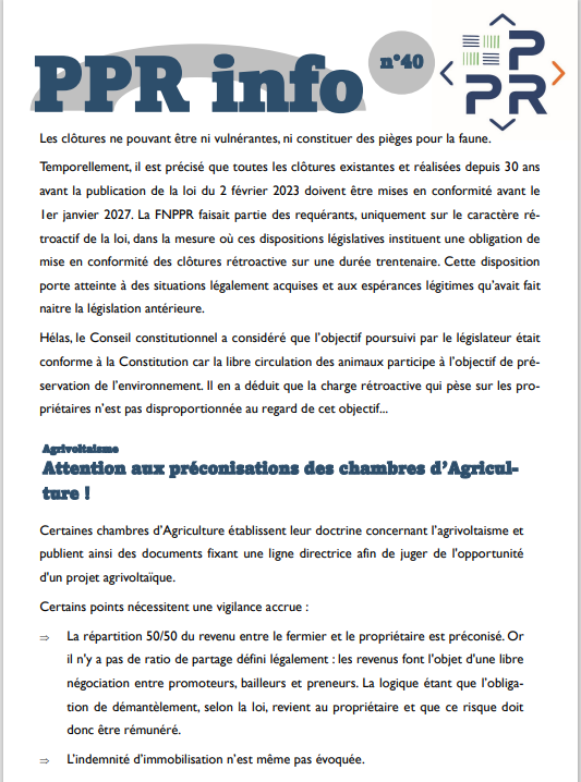 Syndicat de la Propriété Privée Rurale 27 tweet media