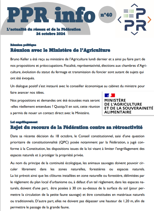 Syndicat de la Propriété Privée Rurale 27 tweet media