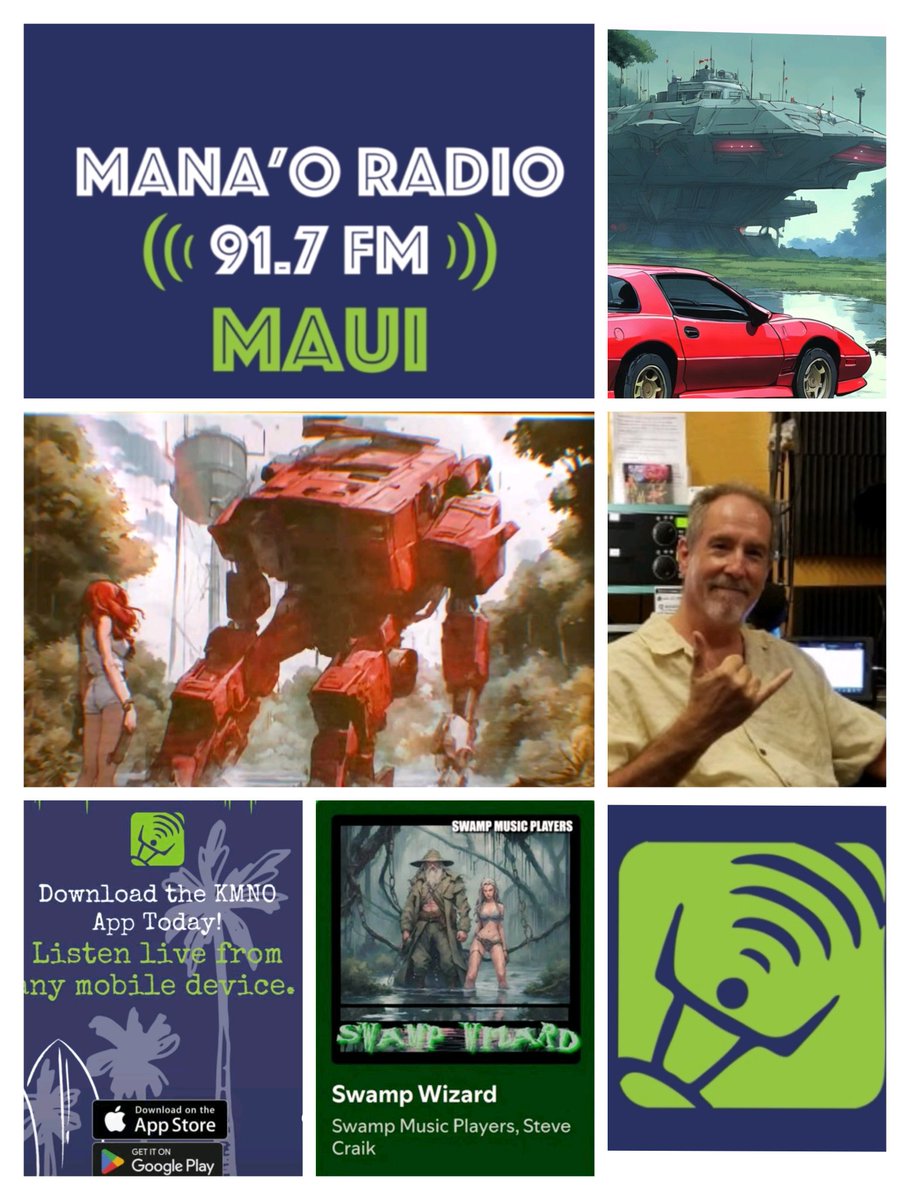 #Maui 
'Swamp Wizard' featuring Steve Craik.
🧙‍♂️🦝 On the radio last week! 
Mixed and mastered by <a href="/BattleChamber1/">Battle Chamber</a> 
#radio