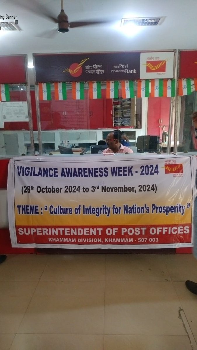 KhammamPost's tweet photo. Vigilance Awareness Week-2024 at Khammam Division https://t.co/mAxYold3Es