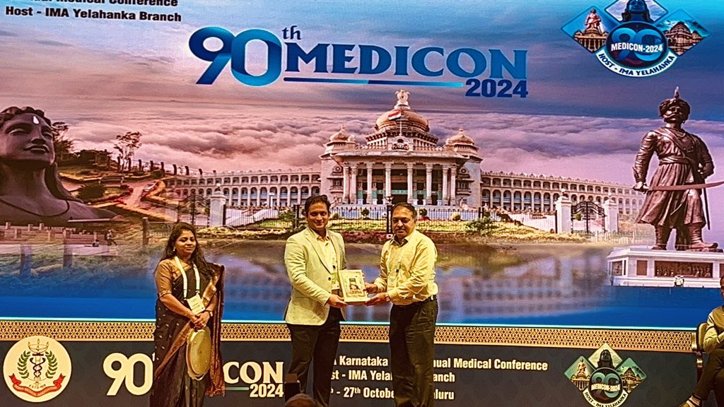 Privileged to present about Erectile Dysfunction and its management at the Annual Conference of Indian Medical Association (IMA) Karnataka State. GPs can do the first-line management in ED treatment in which 70-80% do respond. And refer non-responsive cases to Uro- andrologists.