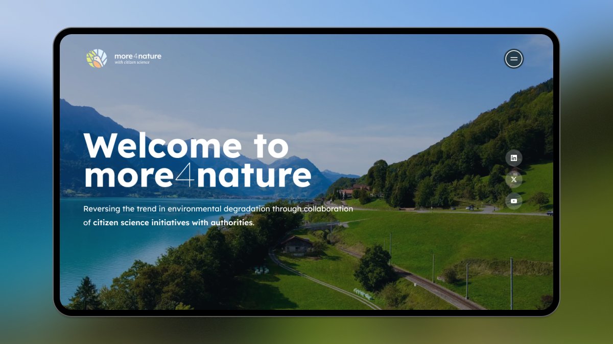 It's here! more4nature's new website is up and running!
Visit more4nature.eu to explore our tools, guides, and how we're enhancing environmental compliance through citizen science. A knowledge hub for communities, authorities, and agencies working to protect nature!🌱