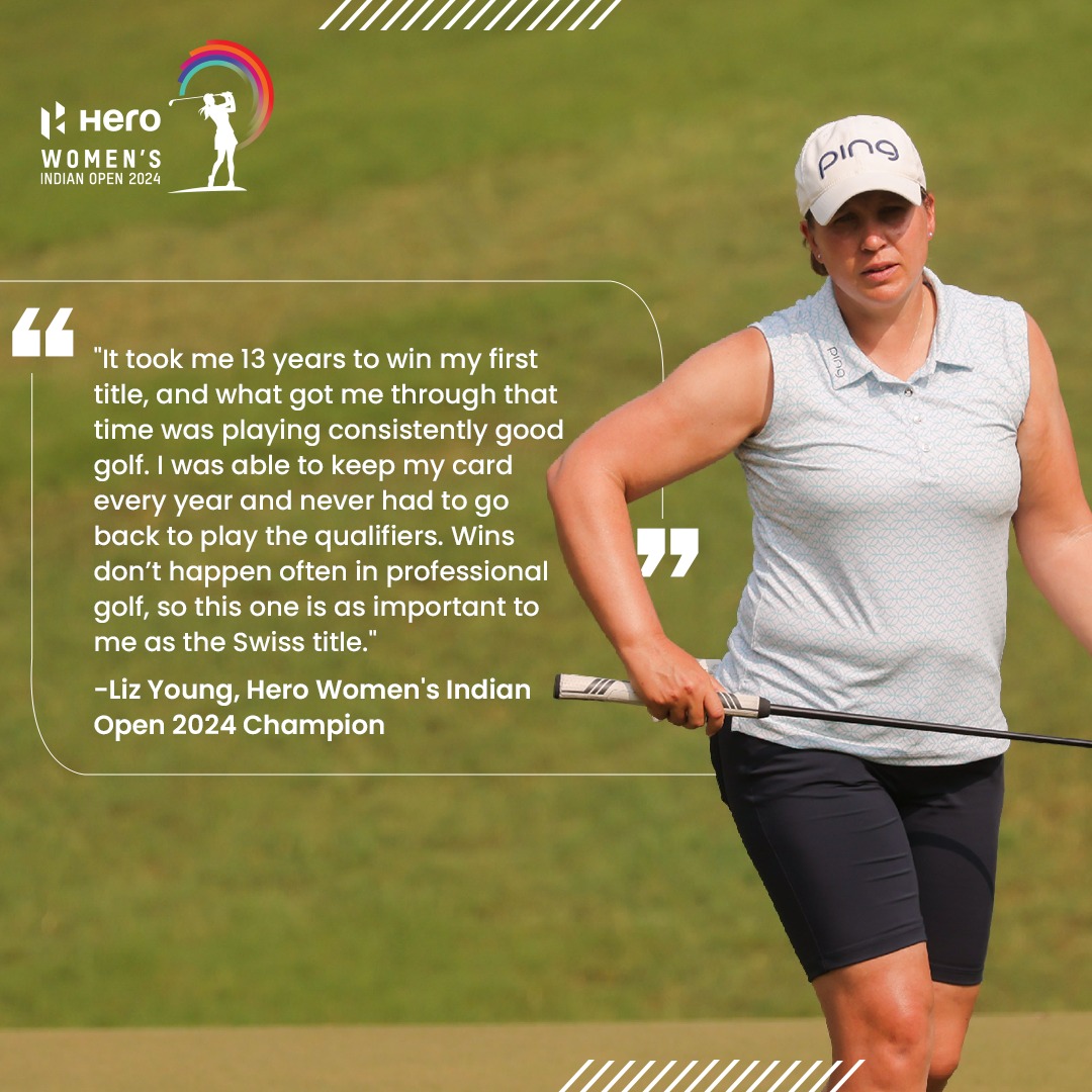 After nine visits to India and consistent play Liz Young finally won the Hero Women's Indian Open.

#HeroWomesIndianOpen2024 #HWIO2024