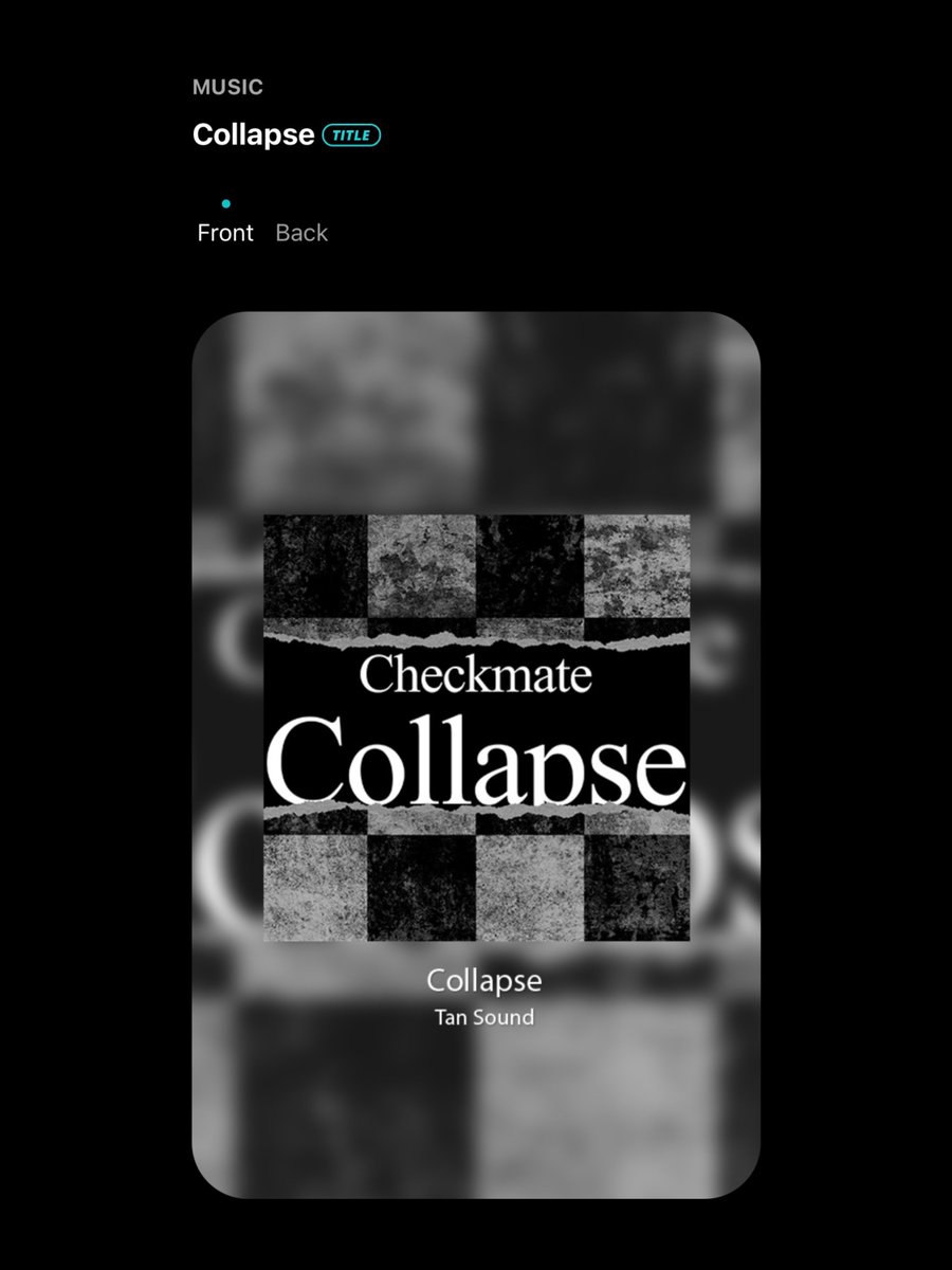 【𝐍𝐨𝐭𝐢𝐜𝐞】 #체크메이트 #탄

오디오드라마 체크 메이트 메인 OST <Collapse> 가사에 
가창 캐릭터 이름이 표기 업데이트 되었습니다!
앞으로도 체크 메이트 오디오드라마에 많은 관심 부탁드립니다.