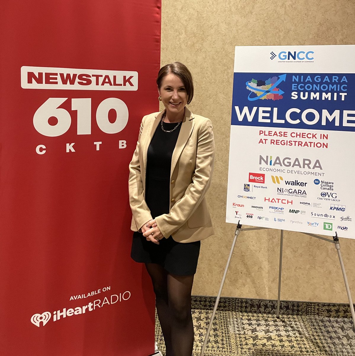 ON LOCATION | <a href="/Steph_Vivier/">Steph Vivier</a> is broadcasting live from <a href="/WhiteOaksResort/">White Oaks Resort</a> for <a href="/the_GNCC/">The Greater Niagara Chamber of Commerce</a>’s Niagara Economic Summit.