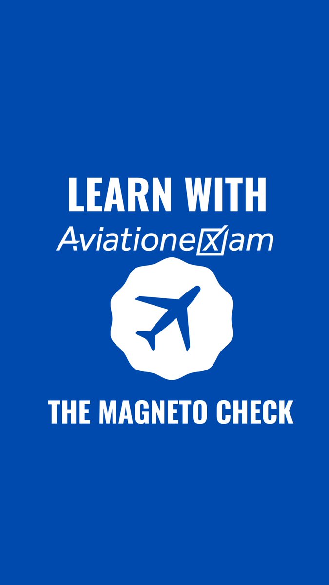 AVIATIONEXAM's tweet image. 🛩️ Ever wondered why you do a "mag-check" before take-off🛩️

🔍 In our latest reel, we break down what a magneto is and why checking it is essential for every pilot! ✈️⚡
instagram.com/reel/DBtBkfgJ4…

#PilotTraining #AviationExam #PistonEngine #MagCheck #LearnToFly #Aviation #AvGeek