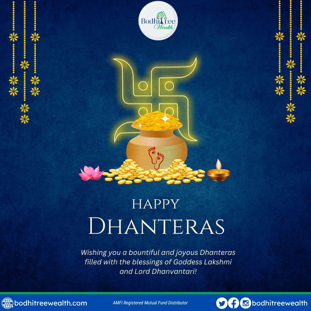 BodhiTreeWealth's tweet photo. ✨ Happy Dhanteras! ✨
May this auspicious day bring you prosperity, good health, and endless happiness. Let’s welcome wealth and wellness into our lives today and always. 🌟💰🌸

#Dhanteras https://t.co/g8AF0I3GPN