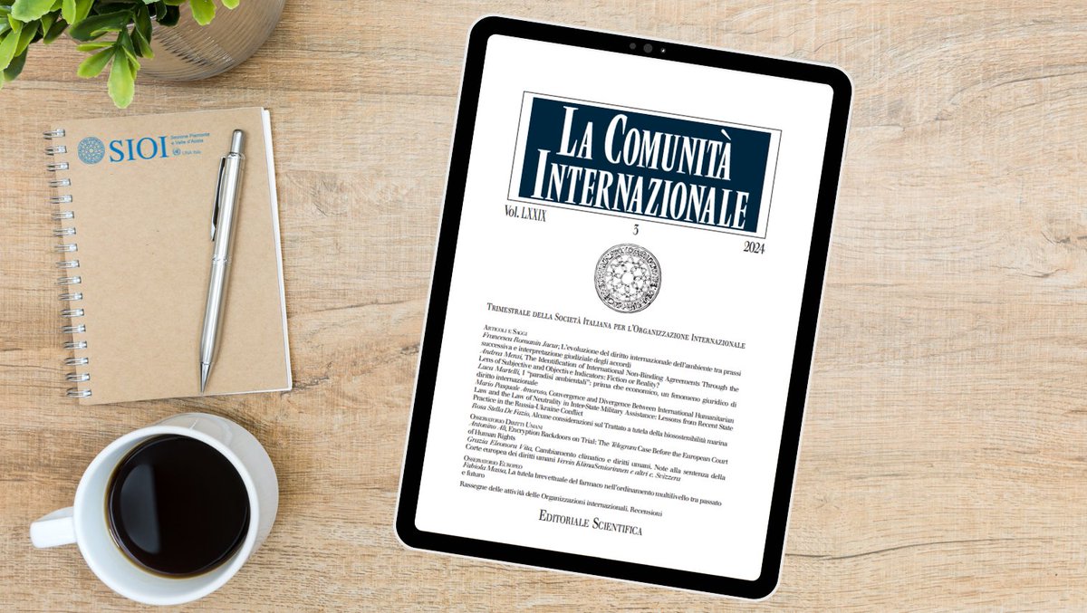 sioipiemonte's tweet photo. In distribuzione ai nostri soci in questi giorni l'ultimo numero della rivista della SIOI, "La Comunità Internazionale", anche in versione digitale https://t.co/bTF53CvLNb