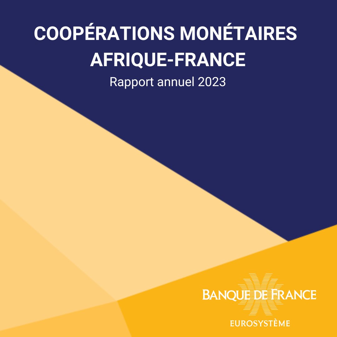 banquedefrance's tweet photo. Le rapport des coopérations monétaires Afrique-France 2023 vient d’être publié ➡️ https://t.co/kR3fgmj1oN
Découvrez les principaux messages de ce rapport ⬇️
#CMAF #BCEAO #BEAC #BCC @UEMOA_Officiel @com_cemac https://t.co/R9ttzKJQBu