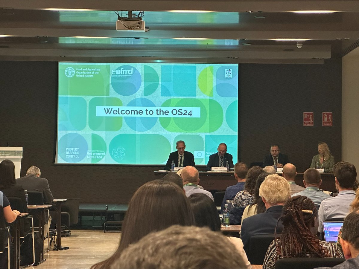 StarIdaz's tweet photo. Exciting start to EuFMD OS24! Our Scientific Committee member, Stรฉphan Zientara, joined as Chair of the Standing Committee to open the congress. Proud to see STAR-IDAZ IRC represented in this important event for animal health.
#STARIDAZ #EUFMD #AnimalHealth #OneHealth https://t.co/ZhsHbj1u72