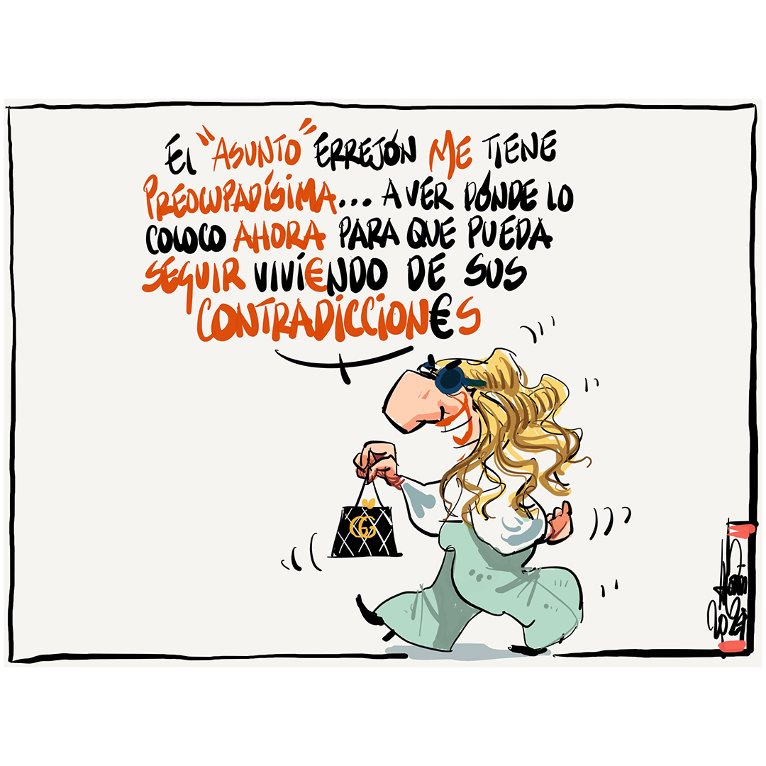 NachoLouro's tweet photo. Él, víctima del neoliberalismo y el patriarcado, ha dejado la política. Ella, una hipócrita y mediocre, continúa viviendo de la política. Él y ella son una contradicción del sistema político. Viñeta de @ahoynoticias El digital de los emprendedores de Galicia. #ASCEGA. https://t.co/UENDhoHvXt