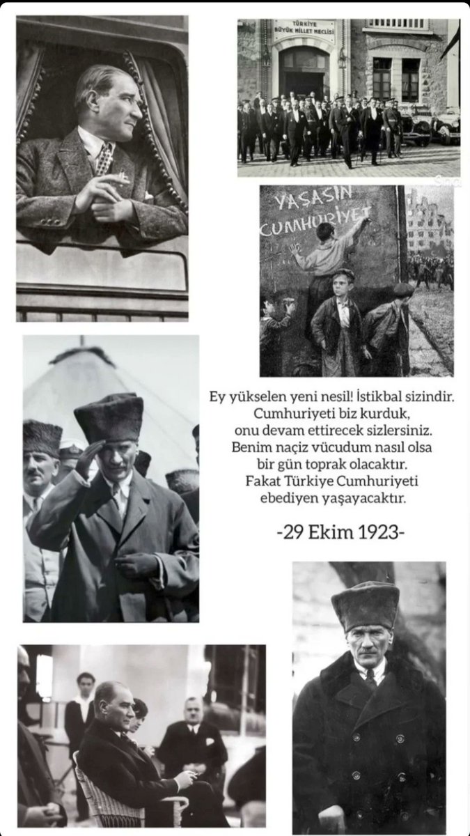 Cumhuriyetimizin 101. Yılı Kutlu Olsun 🇹🇷🇹🇷🇹🇷