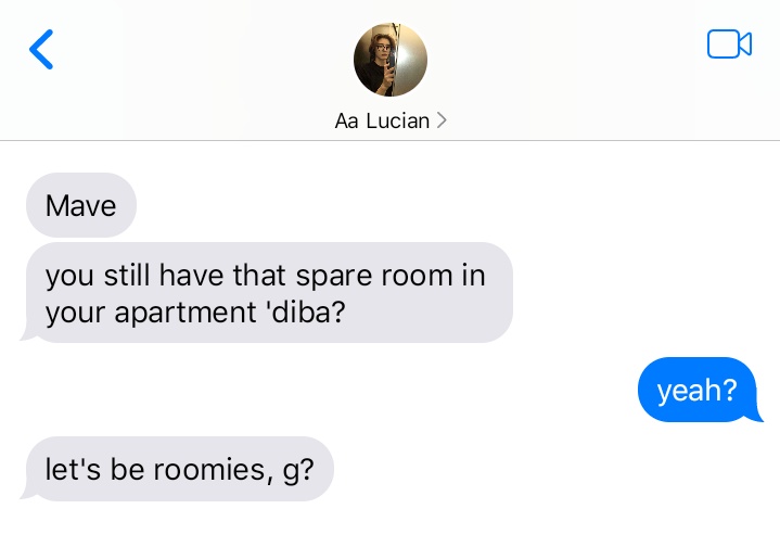 burntbrixs's tweet photo. roommate diaries 
a #gongfourz filo au

they say being roomies with your best friend ruins the friendship, that doesn't seem to be the case for Maverick (ts) and Lucian (lh)...  right? https://t.co/oyhIfZacmU