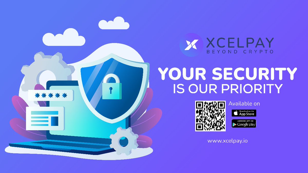 Your crypto deserves the best protection! 🛡️ XcelPay Wallet is equipped with robust security features, including:

✅ Auto App Lock
✅ Biometrics
✅ PIN Code
✅ Manage Asset Visibility
✅ Encrypted Seedphrase QR slices

Download the XcelPay app and keep your assets safe at all