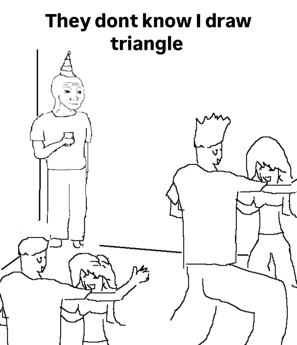 CielCHair's tweet image. Back from GIC
I was being so nice and corporate and nice, and oh god, please don't find my Twitter account
I'm back home, tho so happy to be a weirdo and draw triangl