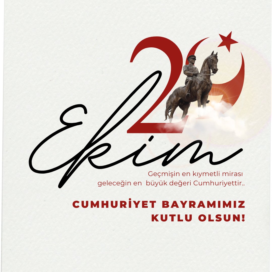 #29EkimCumhiyetBayramı
Kutlu Olsun!