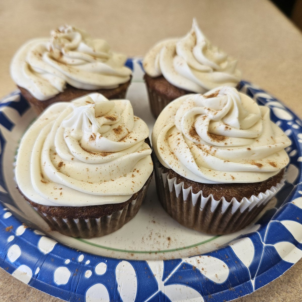 coach_jacobson's tweet photo. Last week, the Baking classes started learning about different spices, nuts and seeds used in baking. They chose to make Spice Cake or Carrot Cake Cupcakes, and they were a hit! 😋#spicecake #carrotcake @wilmotuhs https://t.co/eEi5t6rQl4