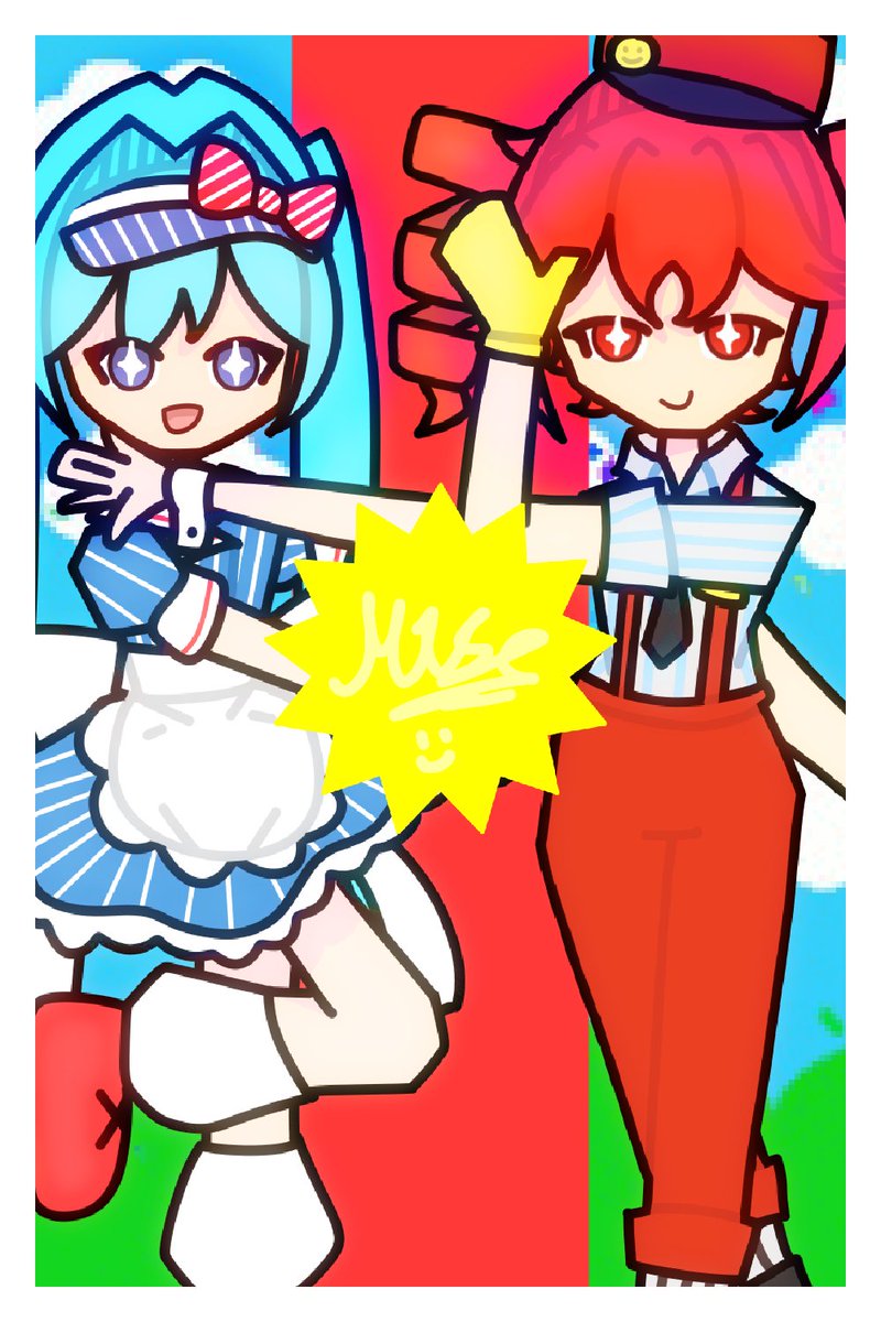 Itsmehmisctical's tweet photo. mesmerizer cuz y not, this is officially my main artstyle :) #mesmerizer #HatsuneMiku #Miku #KasaneTeto #Teto https://t.co/epZ4WBrcOy