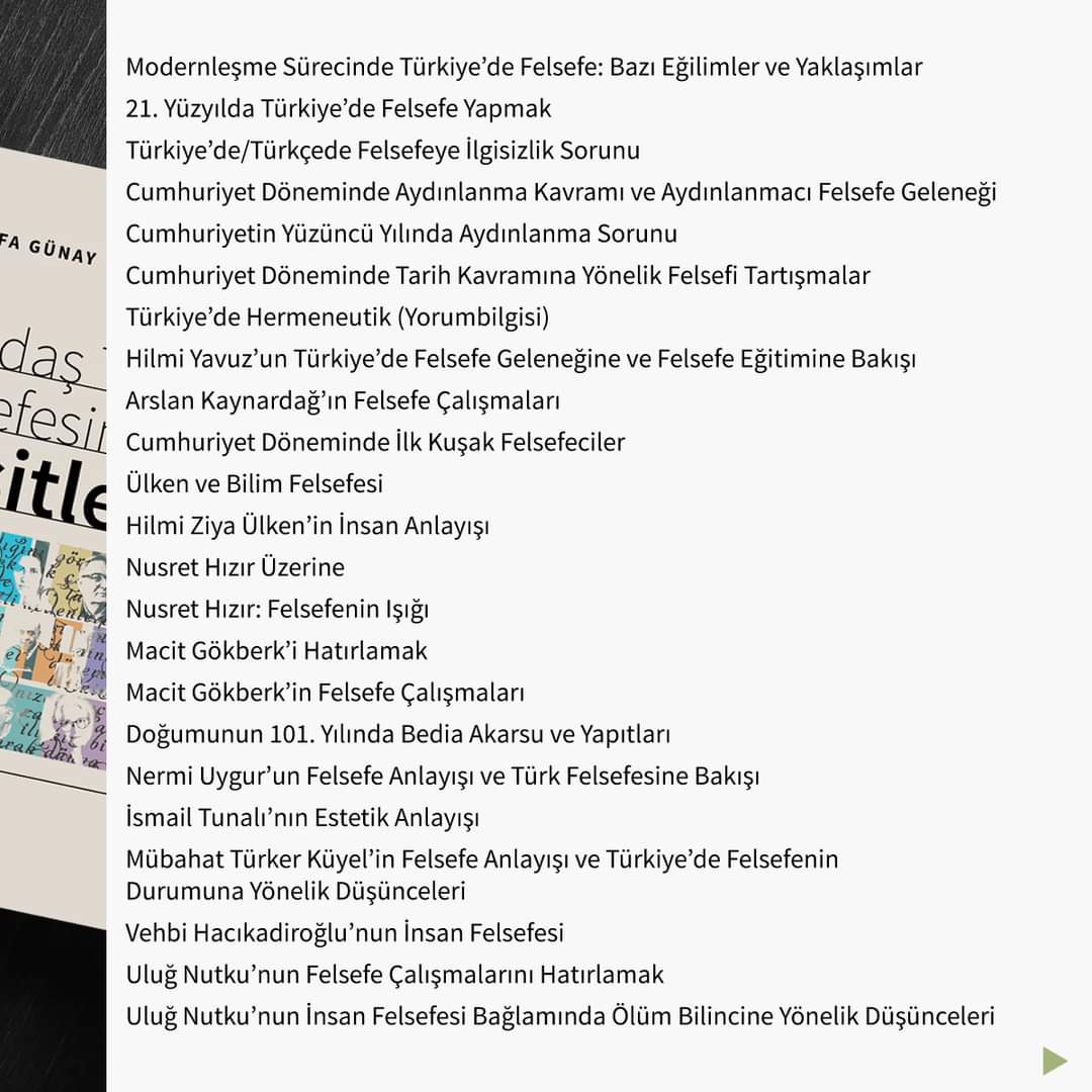 cizgikitabevi's tweet photo. Çağdaş Türk Felsefesinden Kesitler

Mustafa Günay

🔎 9786253963132

https://t.co/Vqee2Xru91 https://t.co/wiV8eODXb1