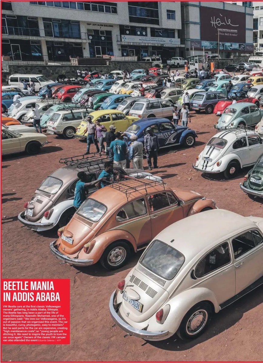 BEETLE MΑΝΙΑ IN ADDIS ABABA
The National - News

Eduardo Soteras / AFP 23 Dec 2019

Official Link: pressreader.com/qatar/gulf-tim…