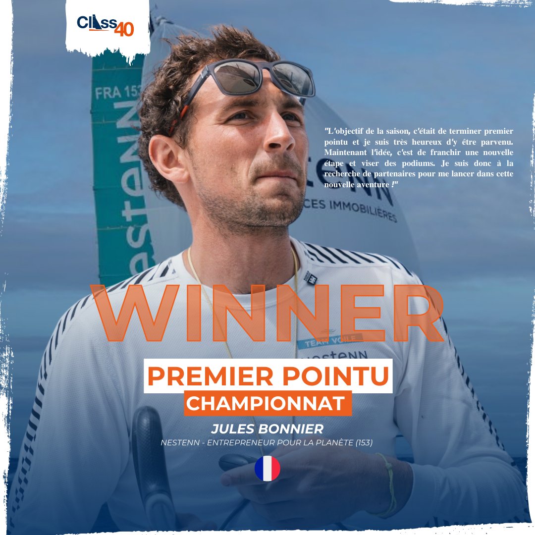 𝐅𝐢𝐧 𝐝𝐞 𝐥𝐚 𝐬𝐚𝐢𝐬𝐨𝐧 𝟐𝟎𝟐𝟒 🙌

➡️ Découvrez les vainqueurs des championnats de cette saison ! 🤩

#class40 #sailing #boat #ocean #voile #aventure