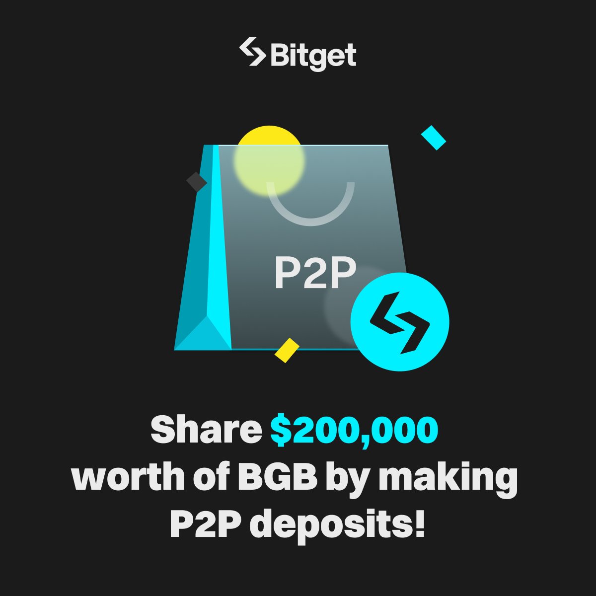bitget's tweet photo. Make P2P deposits and share in $200,000 worth of BGB!
🔥 Limited rewards, don’t miss out!
Join now: https://t.co/JJ9JRqEcA2 https://t.co/vDverWyJGH