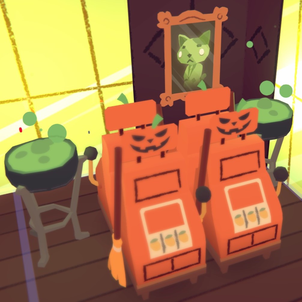 HomoLudensGames's tweet photo. 🎃Halloween is right around the corner… 

For spooky season this year, the 👻Halloween items👻 are coming back. Log on to the game, choose the Halloween theme in the search section and decorate as you wish! 🐈‍⬛

#indiegame l #Halloween https://t.co/t9Jse6Wkul