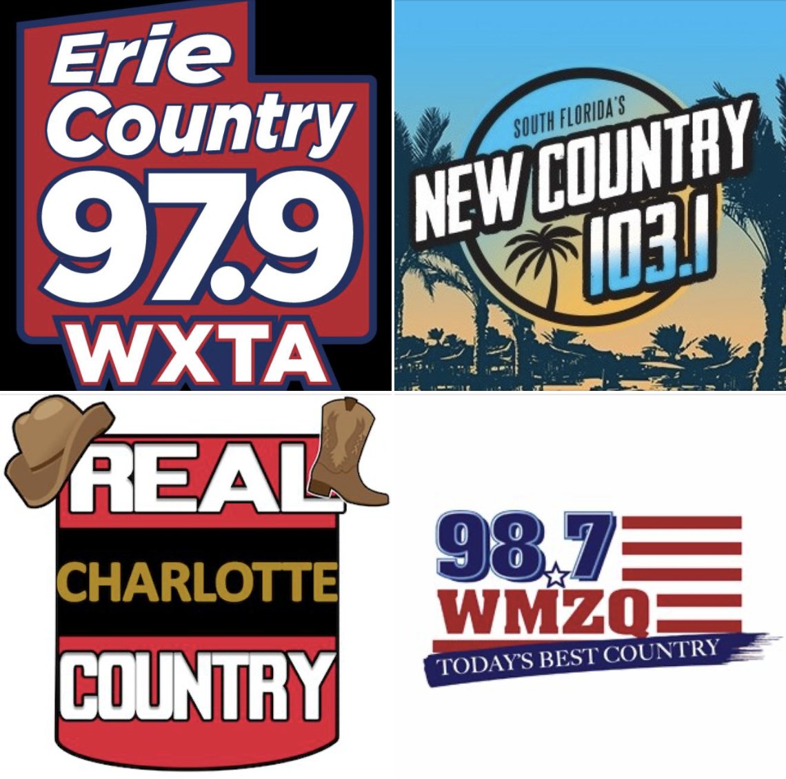 CountryMusicApp's tweet photo. Top 4 Country Music radio stations last weekend:
1) Erie Country 97.9 WXTA
2) New Country 103.1
3) Real Country Charlotte 
4) 98.7 @WMZQ 
#countrymusic #countrymusicradio
Get the free app to listen https://t.co/1f2aP4F2fP https://t.co/CYQfqQ9oFD