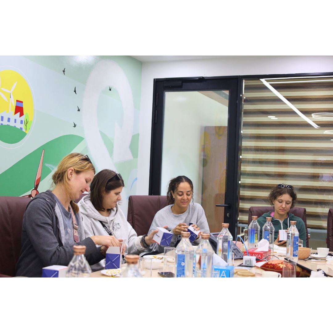 NudgeBlue's tweet photo. Empowering Young Minds with Sustainability and Innovation!

We were happy to welcome dedicated teachers from Solitude-Gymnasium School, Germany to the Blue Planet Delhi office! This exchange of ideas and inspiration to our shared commitment to sustainable practices and education. https://t.co/L9pGGXfAMj