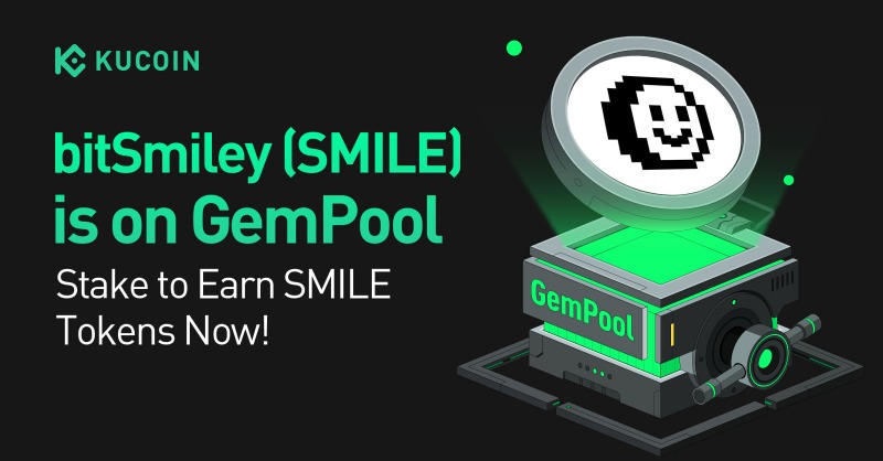 kucoincom's tweet photo. 😄✨ Get ready to put a smile on your wallet! Introducing @bitsmiley_labs token (SMILE ) on #KuCoin GemPool! 🎉

Stake your $USDT or $KCS in separate pools and watch your SMILE tokens grow! 🌱💰

Why just HODL when you can SMILE while you farm? 😉 Join the fun now!