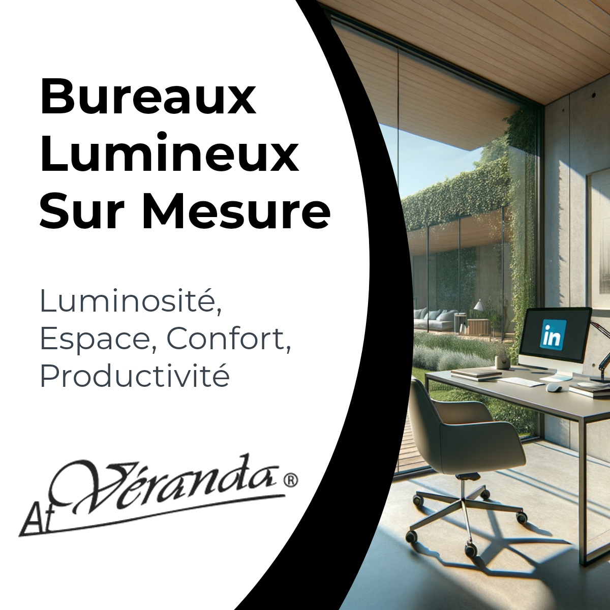 atverandalux's tweet image. Transformez votre travail avec une véranda de bureau sur mesure de chez Véranda. Profitez d&apos;un espace lumineux qui booste votre productivité dans un confort optimal, été comme hiver. #VérandaBureau #Design #Confort