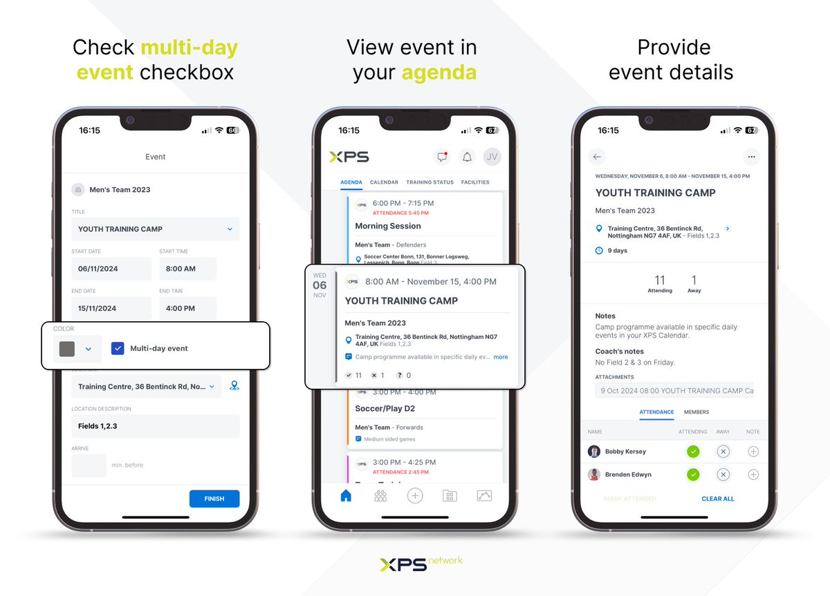 xpsnetwork's tweet photo. 📱| Have a look at how easy it is to create and manage a Multi-day Event in the #XPSApp 📆
💡 All about new feature on our blog ➡️ https://t.co/1j7TyEwv9D https://t.co/1CNqlFAY1l
