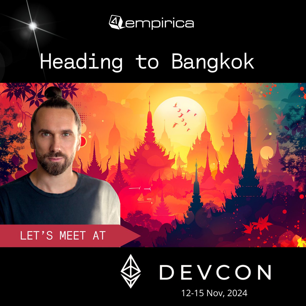 Can’t wait to learn, share, and connect with the Ethereum community at #DevCon2024 in Bangkok - aka The Big Mango. This time, we’re all about mangos over apples (sorry, NYC 🍏). 

Are you going too? See you there!