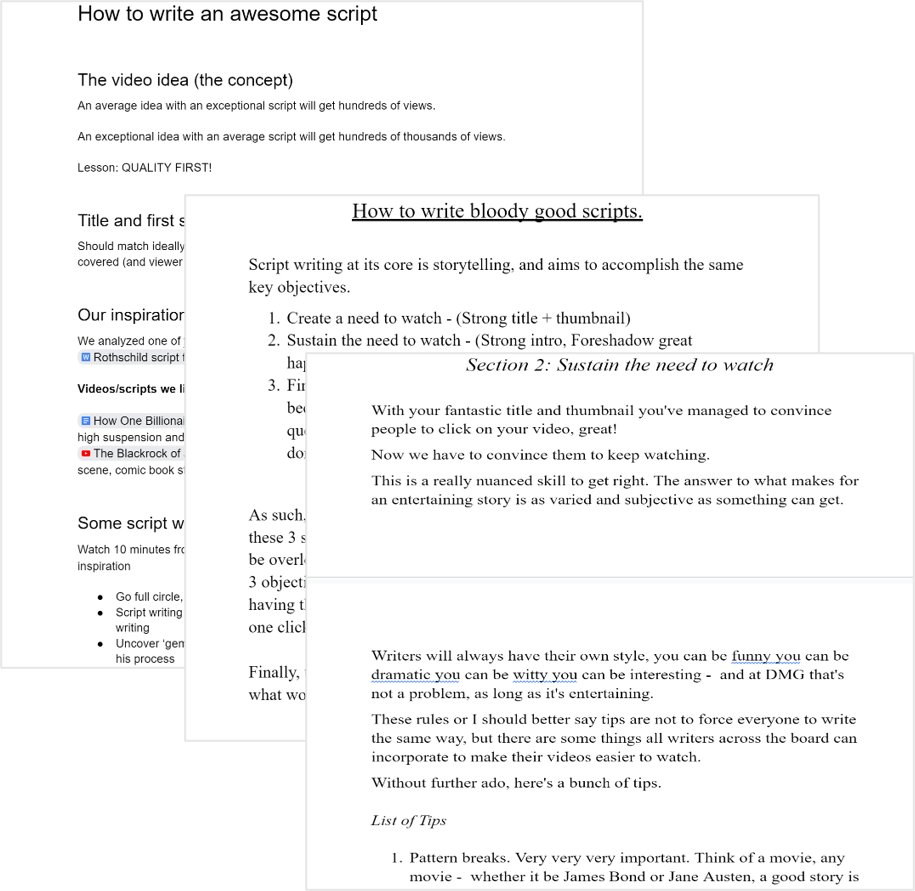 thekevinjon's tweet image. Don't forget THIS when starting a new YouTube channel!
Scriptwriting is the most challenging part for most of our clients.
After having built more than 100 YouTube channels for clients (corporates but also national television) - we have put together detailed guides on the…