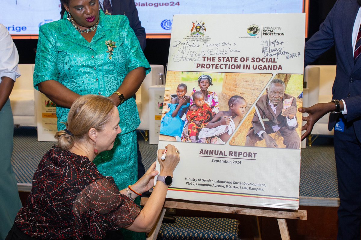 Kobs_Fifi's tweet photo. Hon. @BettyAmongiMP launches National Social Protection Strategy, State of Social Protection Report & Investment Case. Boosting productivity, tackling poverty & inequality. #SocialProtectionUg
#SocialProtectionMonth24 https://t.co/JJc3Wo7TUW