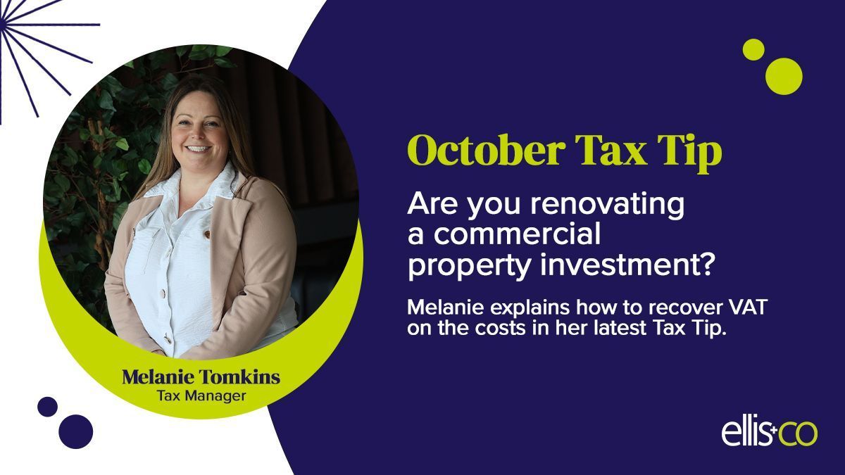 If you're undertaking expensive renovations on a commercial property investment ⚒️ consider whether you want to opt to tax (OTT) to recover the #VAT.

 #OTT can get complicated however, so get in touch for support 👉 buff.ly/3GyEONl 

#Tax #Accountants