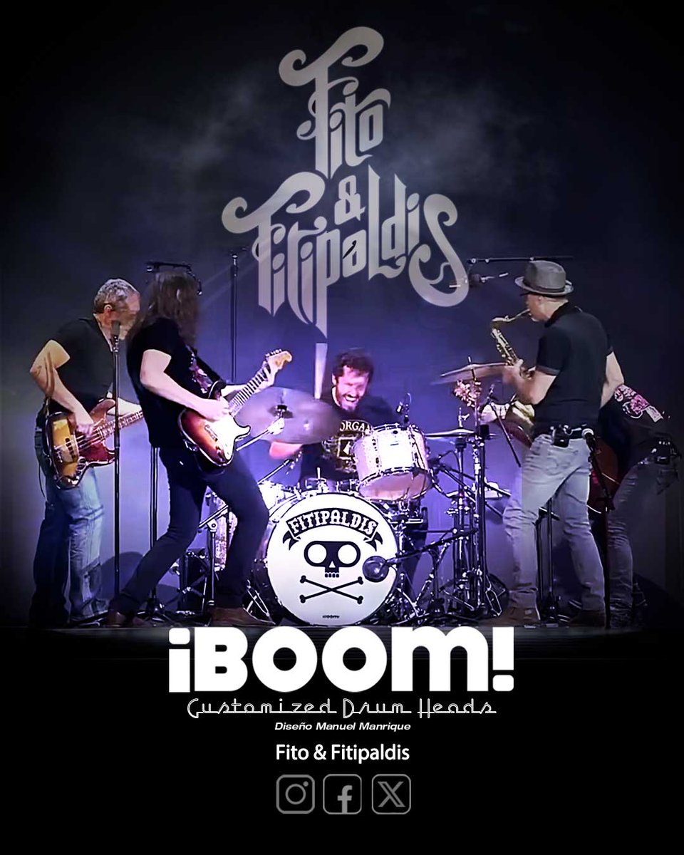 Fito &amp; Fitipaldis💜<a href="/bassdrumboom/">Bass Drum Boom</a> Serás Personal..!!
