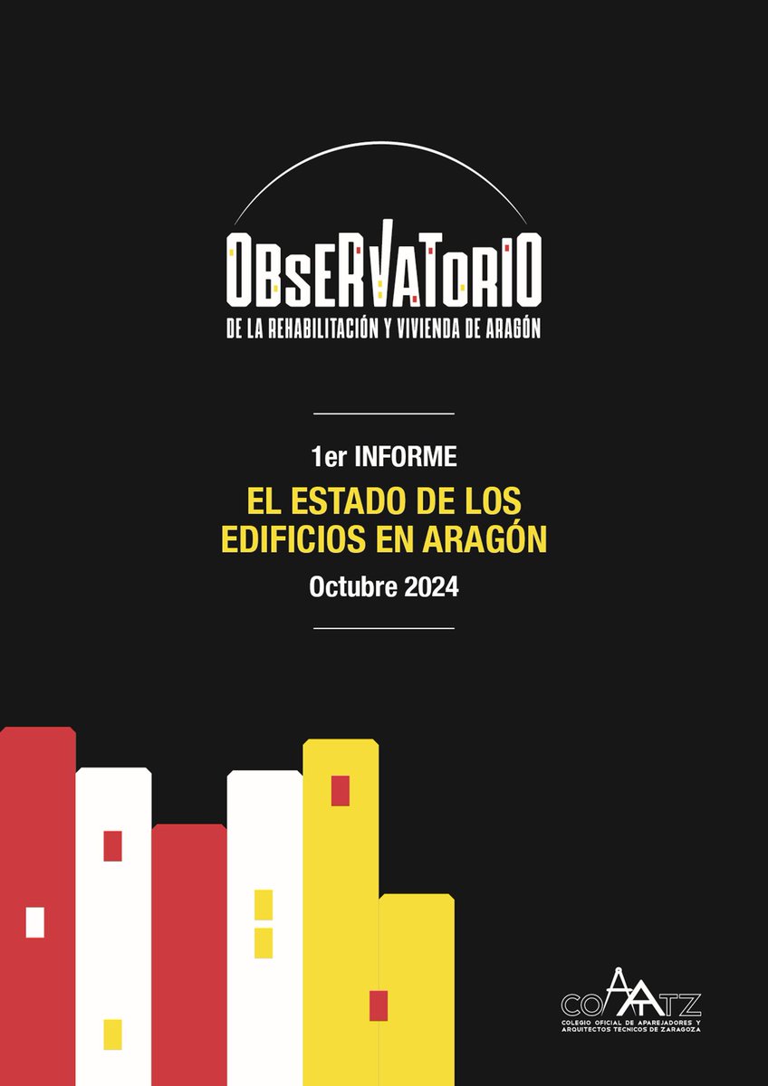 Se presenta el 1er Estudio elaborado por el Observatorio de la Rehabilitación de Edificios y de la Vivienda en Aragón sobre el estado actual del parque de edificios en Aragón de la mano de <a href="/LuciodelaCruzP/">Lucio de la Cruz Pérez</a>, Gerente del COAATZ Paraninfo <a href="/unizar/">Universidad Zaragoza</a> #ObservatorioRehabilitaciónAragón