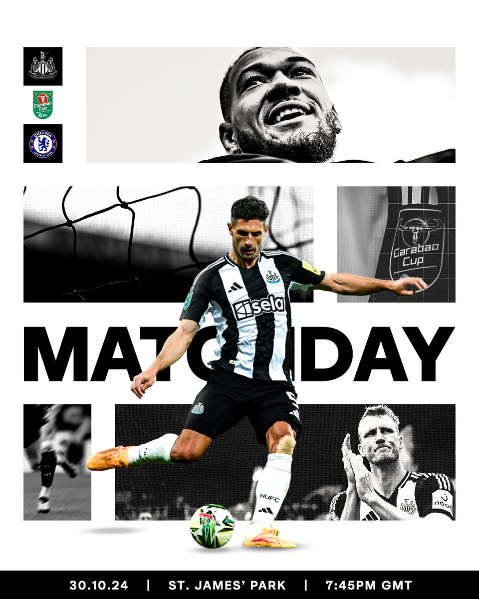 Under the lights at St. James' Park. ✨