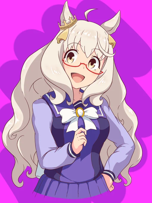 なんか伸びてたので せっかくだから自分が描いたハヤヒデも見てやって下さい。
