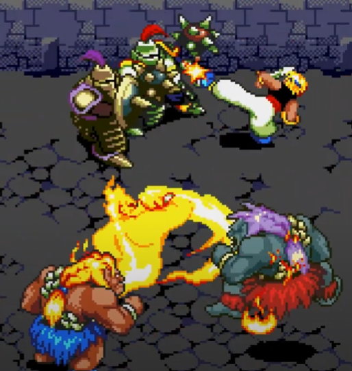 #メガドライブ36周年 
#メガドライブ 

開発者として作るのも、プレイヤーとして遊ぶのも好きなハード
画像は若かりし日のお仕事から、「ベアナックル２」と「ストーリーオブトア」です
今も任天堂Switchのオンラインサービスのメガドライブに収録されてますので、良かったら今からでも遊んでね