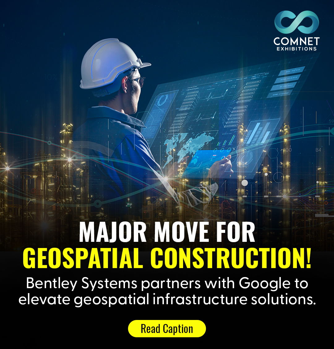 comnet_building's tweet photo. #IndustryUpdate: 🚀 Bentley Systems + Google = a new era in infrastructure! Combining Google’s #geospatial &amp; AI analytics with Bentley’s tools empowers companies to address climate risks, aging infrastructure, &amp; optimize operations! 
#comnetexhibitions #ConstructionTech https://t.co/hhX3EIszNA